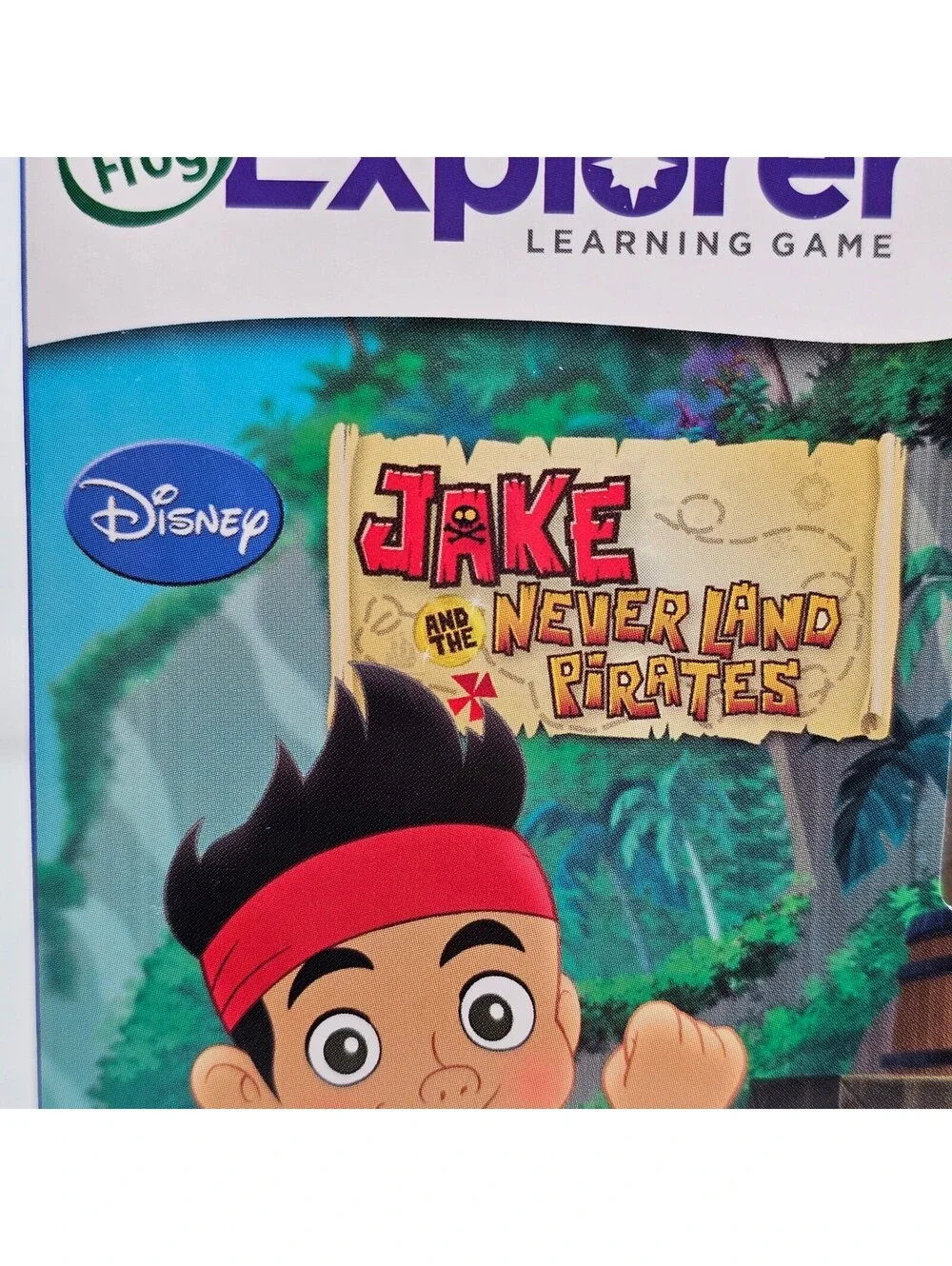 LeapFrog Explorer Disney Jake and the Never Land Pirates Mathematics Game New